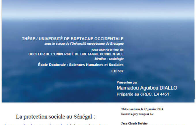 La protection sociale au Sénégal : l’exemple des ouvriers du bâtiment à Dakar