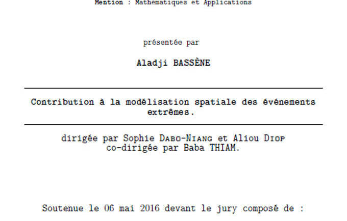 Contribution à la modélisation spatiale des événements extrêmes.