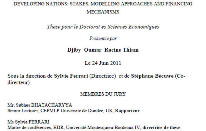 L’analyse de la transition vers les énergies propres dans les pays en développement : enjeux, modélisation et mécanismes de financement