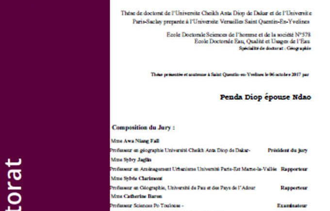 Vers une stratégie de gestion participative multi-usages de la ressource en eau dans le delta du Fleuve Sénégal : processus de décision et outils de régulation autour du lac de Guiers