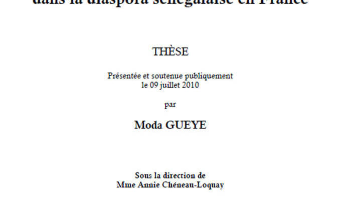 Réseaux et systèmes de communication dans la diaspora sénégalaise en France