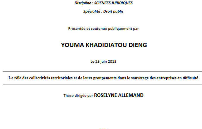 Le rôle des collectivités territoriales et de leurs groupements dans le sauvetage des entreprises en difficulté